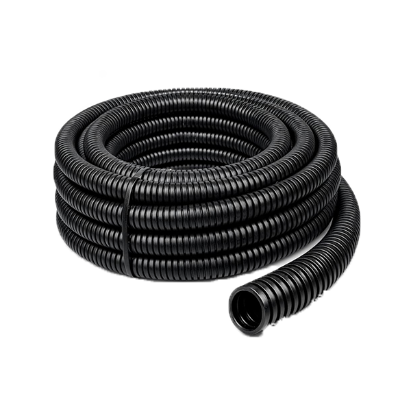 Sylix ® 25mm Flexible PVC Corrugated Conduit Pipe - Black Electrical Wire Protection